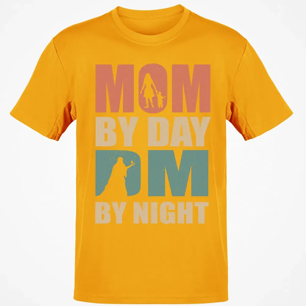 Mom By Day DM By Night DND Classic Unisex T-Shirt - 5