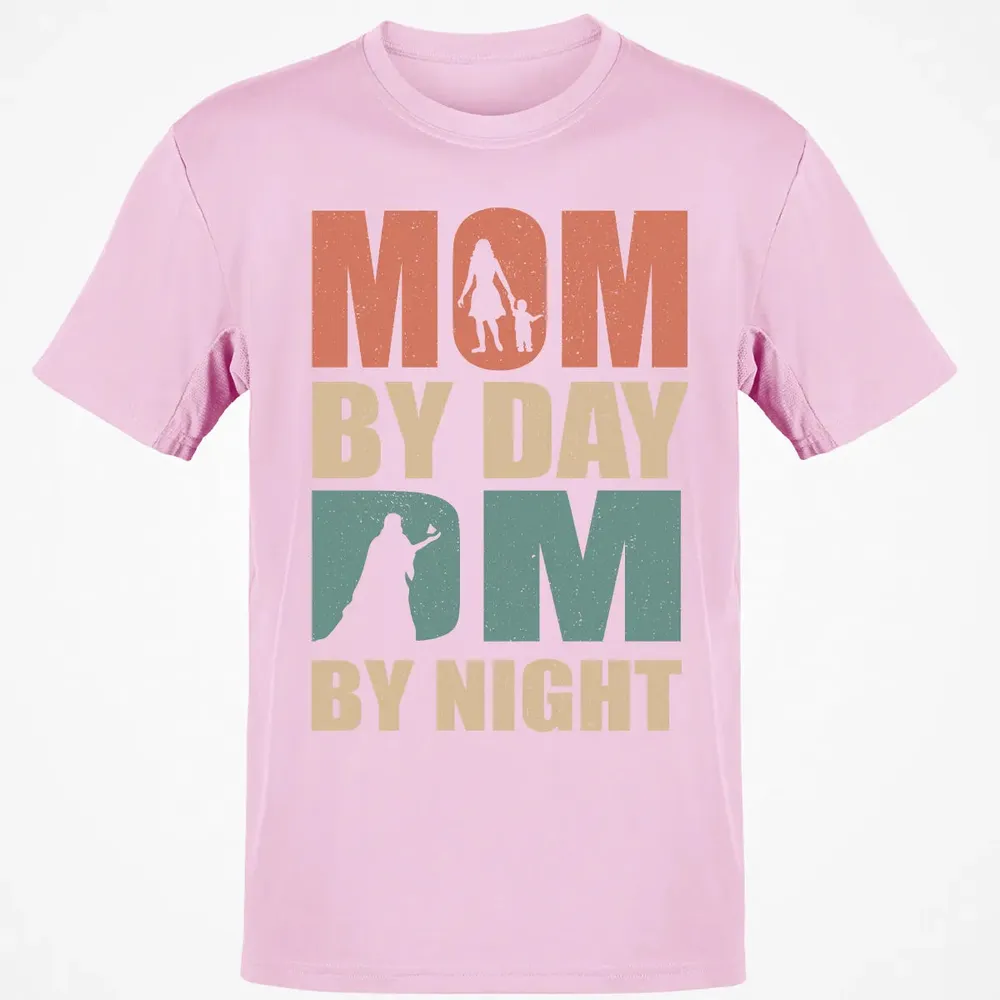 Mom By Day DM By Night DND Classic Unisex T-Shirt - 6