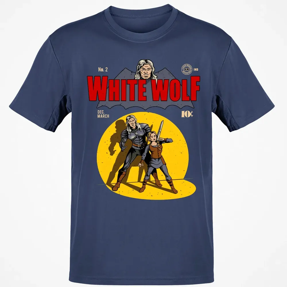 White Wolf Classic Unisex T-Shirt - 8