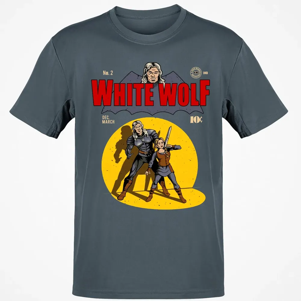 White Wolf Classic Unisex T-Shirt - 4