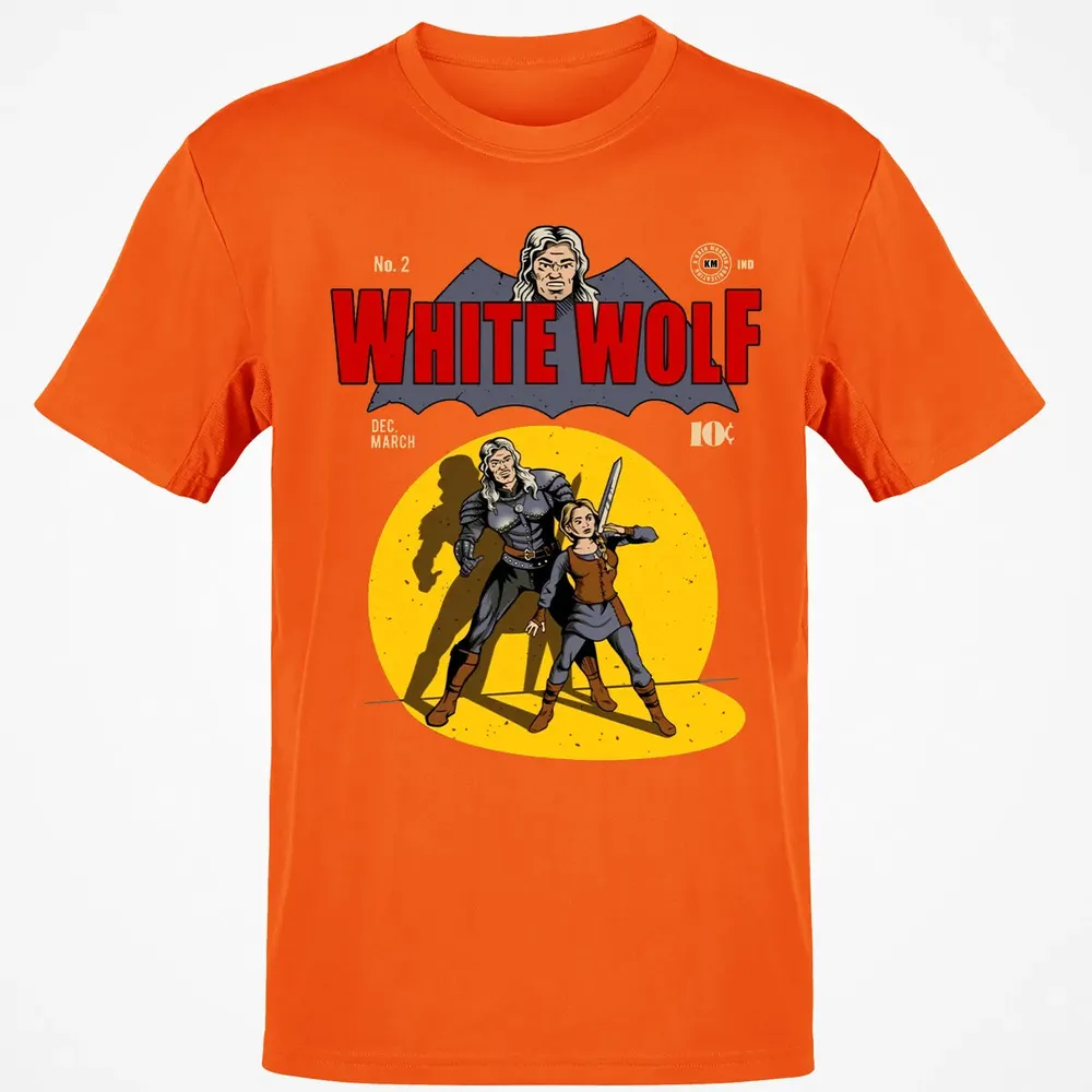 White Wolf Classic Unisex T-Shirt - 9