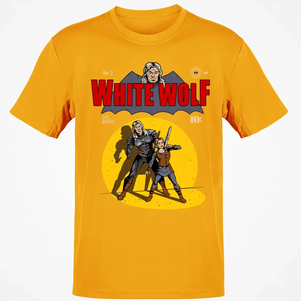 White Wolf Classic Unisex T-Shirt - 5