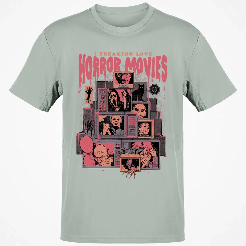 I Freaking Love Horror Movies Classic Unisex T-Shirt - 3