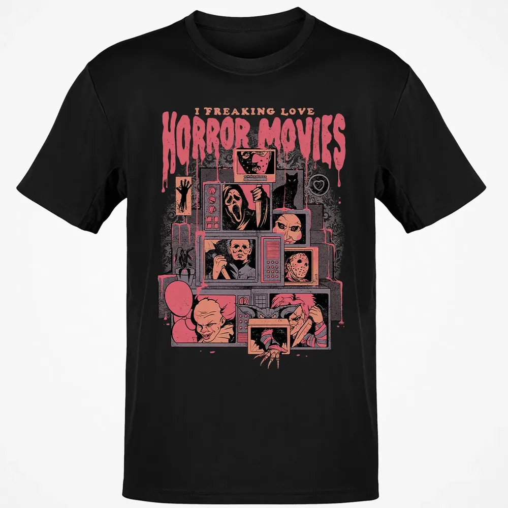 I Freaking Love Horror Movies Classic Unisex T-Shirt - 2