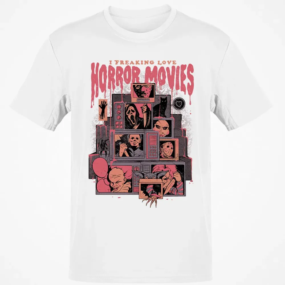 I Freaking Love Horror Movies Classic Unisex T-Shirt - 13