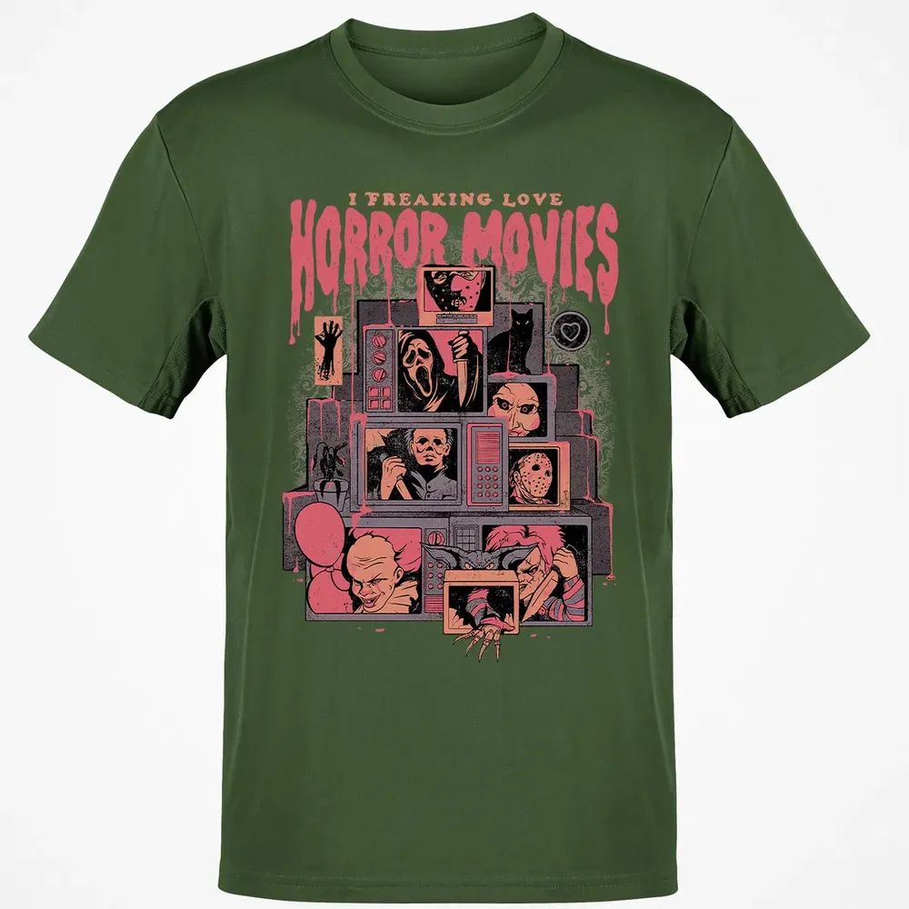 I Freaking Love Horror Movies Classic Unisex T-Shirt - 7
