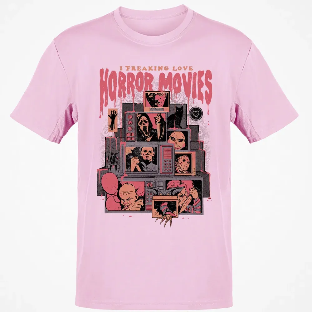 I Freaking Love Horror Movies Classic Unisex T-Shirt - 6