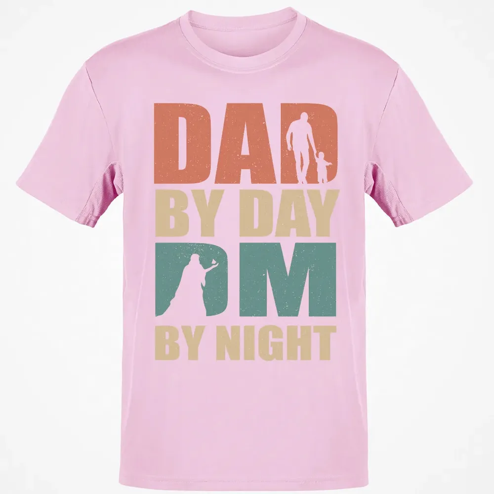 Dad By Day DM By Night DND Classic Unisex T-Shirt - 6