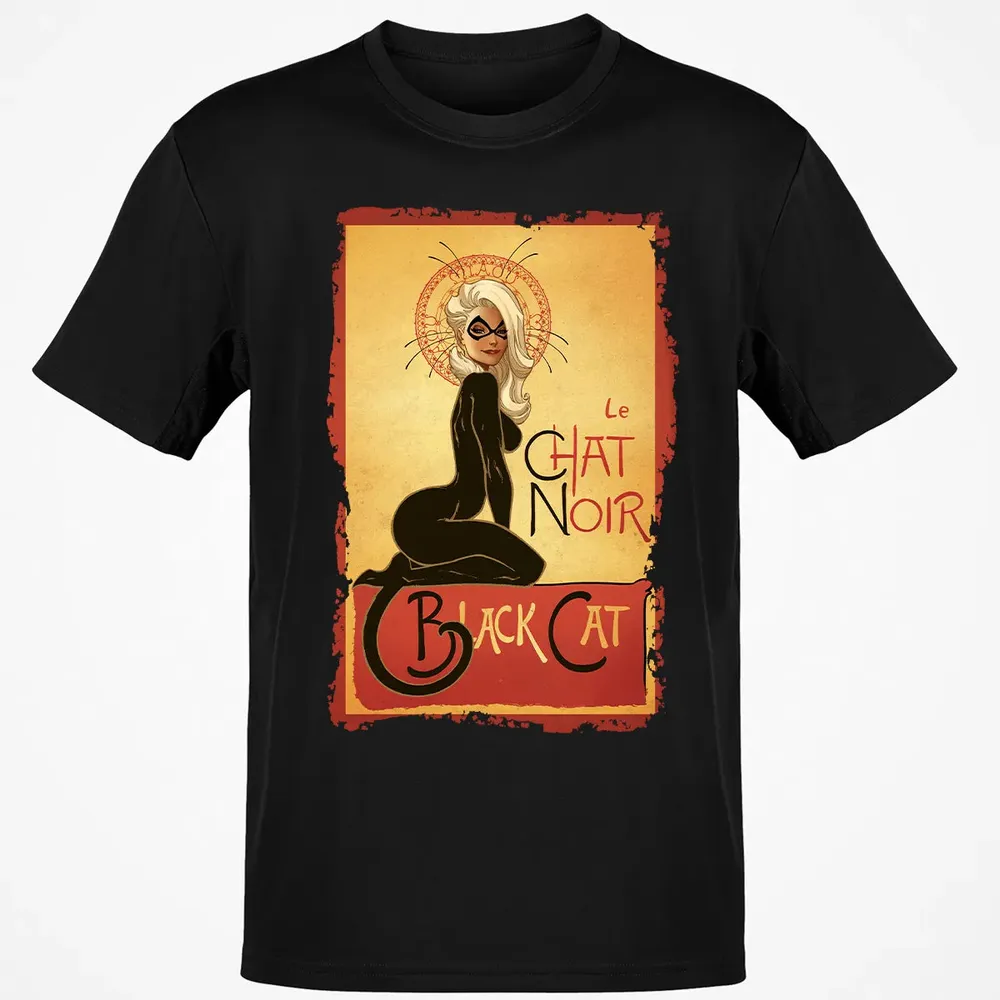 Le Chat Noir Black Cat Classic Unisex T-Shirt - 2