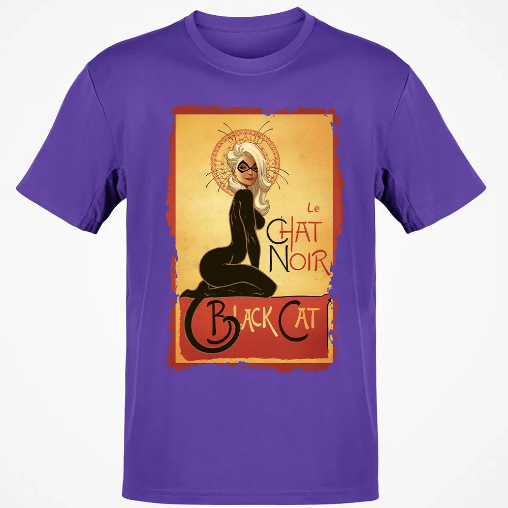 Le Chat Noir Black Cat Classic Unisex T-Shirt - 10