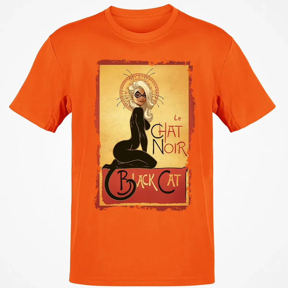 Le Chat Noir Black Cat Classic Unisex T-Shirt - 9