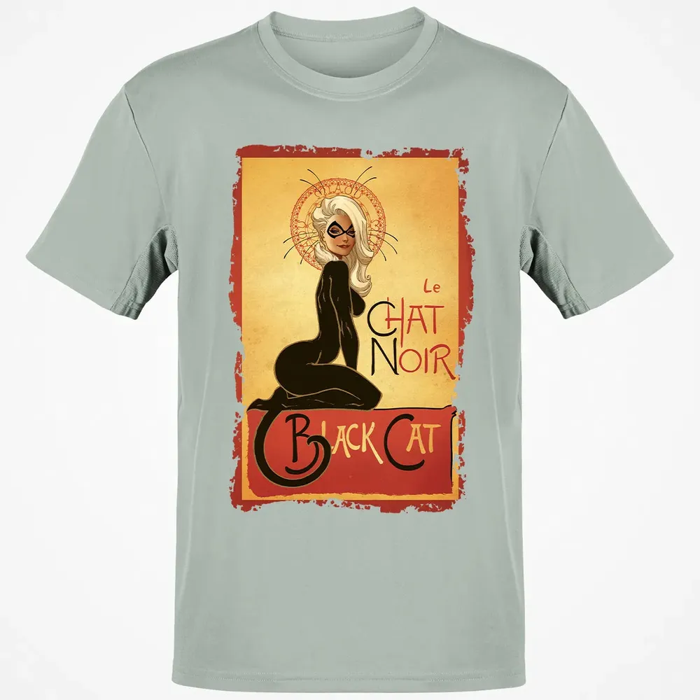 Le Chat Noir Black Cat Classic Unisex T-Shirt - 3