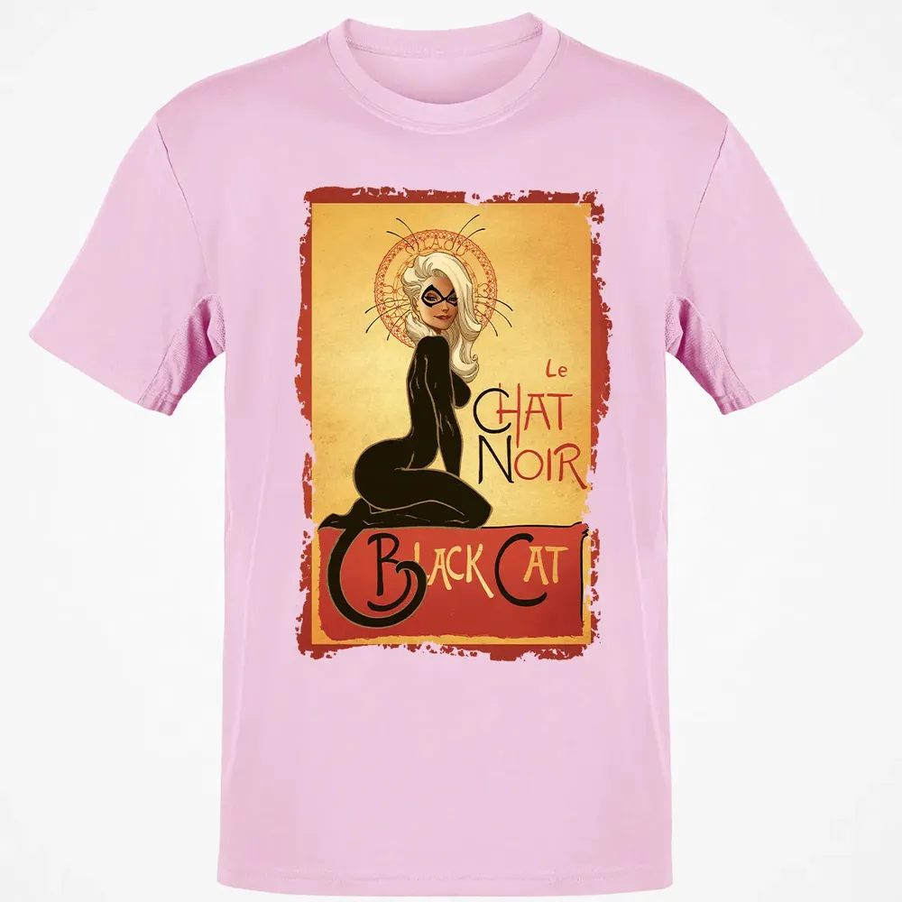 Le Chat Noir Black Cat Classic Unisex T-Shirt - 6