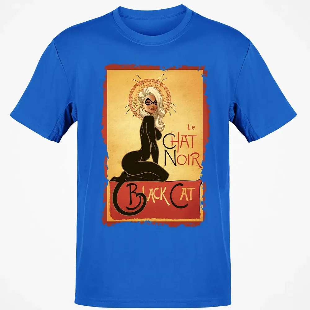 Le Chat Noir Black Cat Classic Unisex T-Shirt - 12