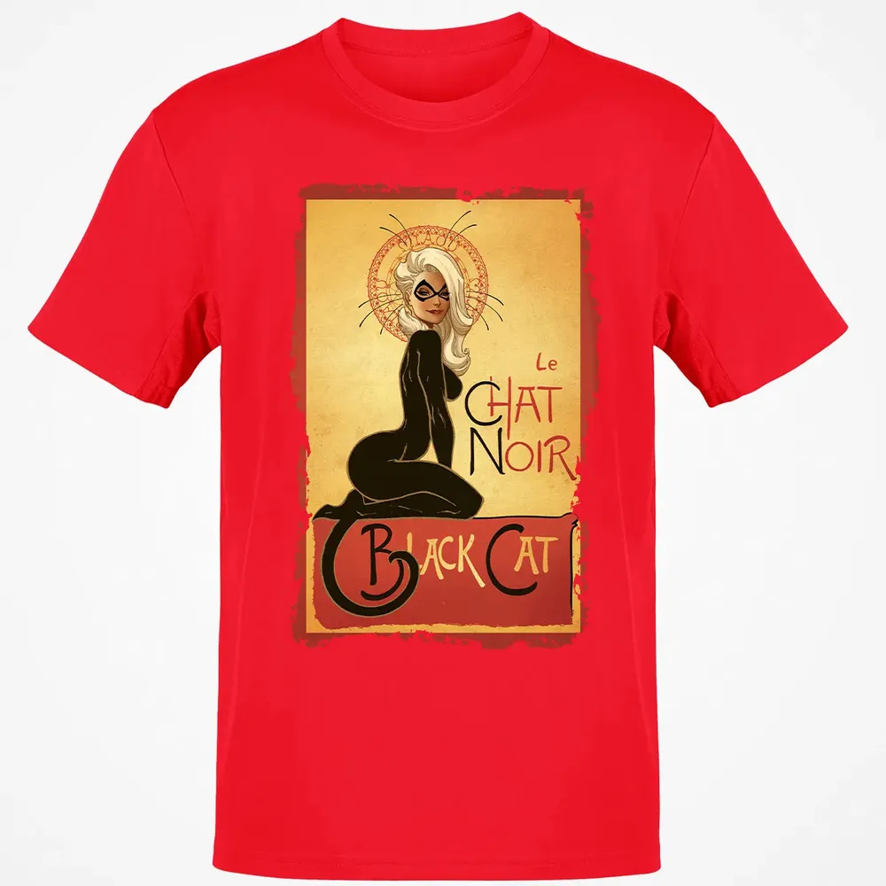 Le Chat Noir Black Cat Classic Unisex T-Shirt - 11