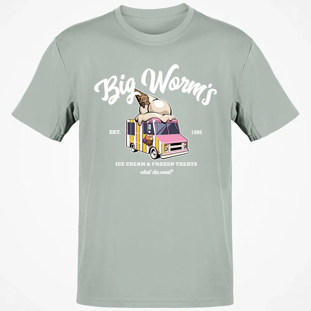 Big Worm Ice Cream Classic Unisex T-Shirt - 3