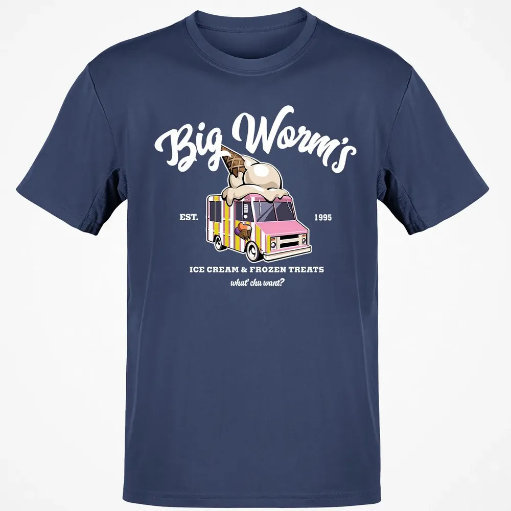 Big Worm Ice Cream Classic Unisex T-Shirt - 8