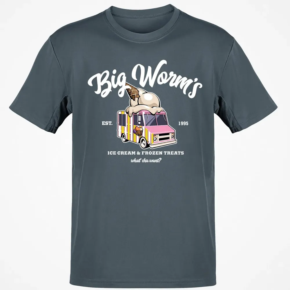 Big Worm Ice Cream Classic Unisex T-Shirt - 4