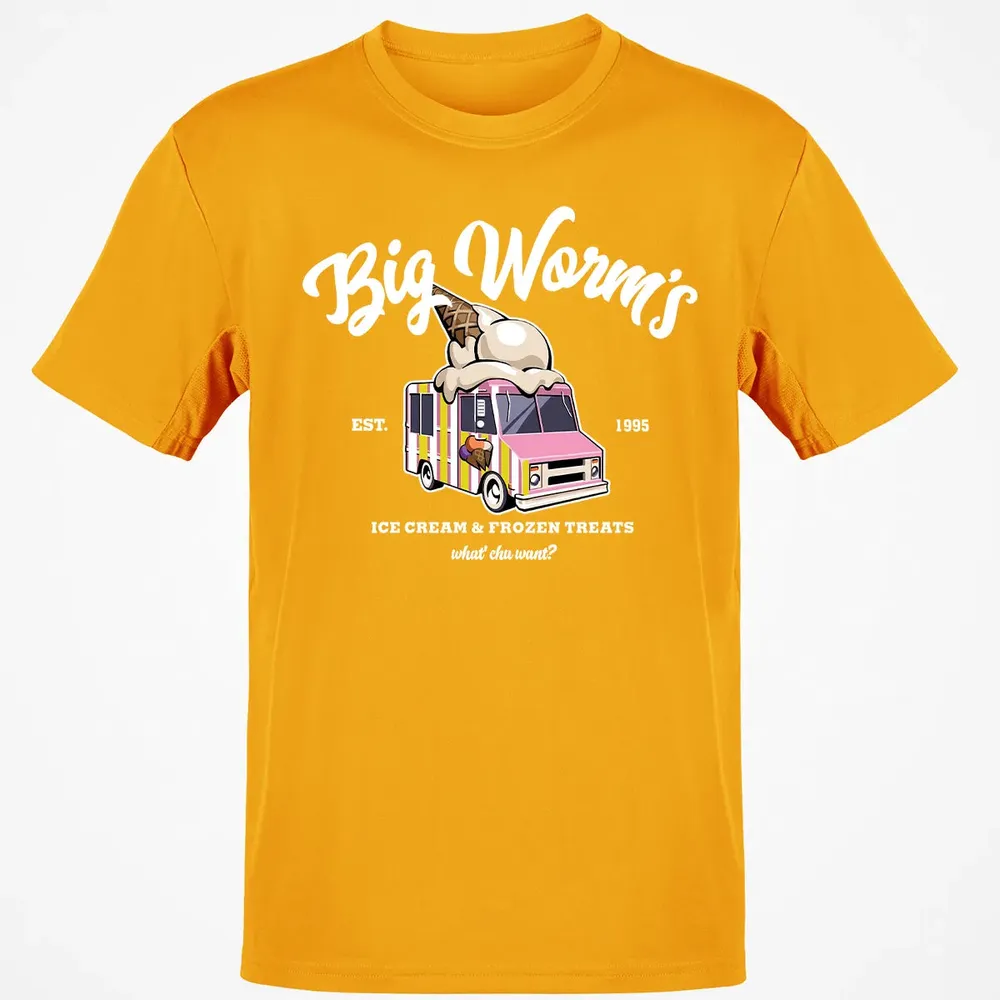 Big Worm Ice Cream Classic Unisex T-Shirt - 5
