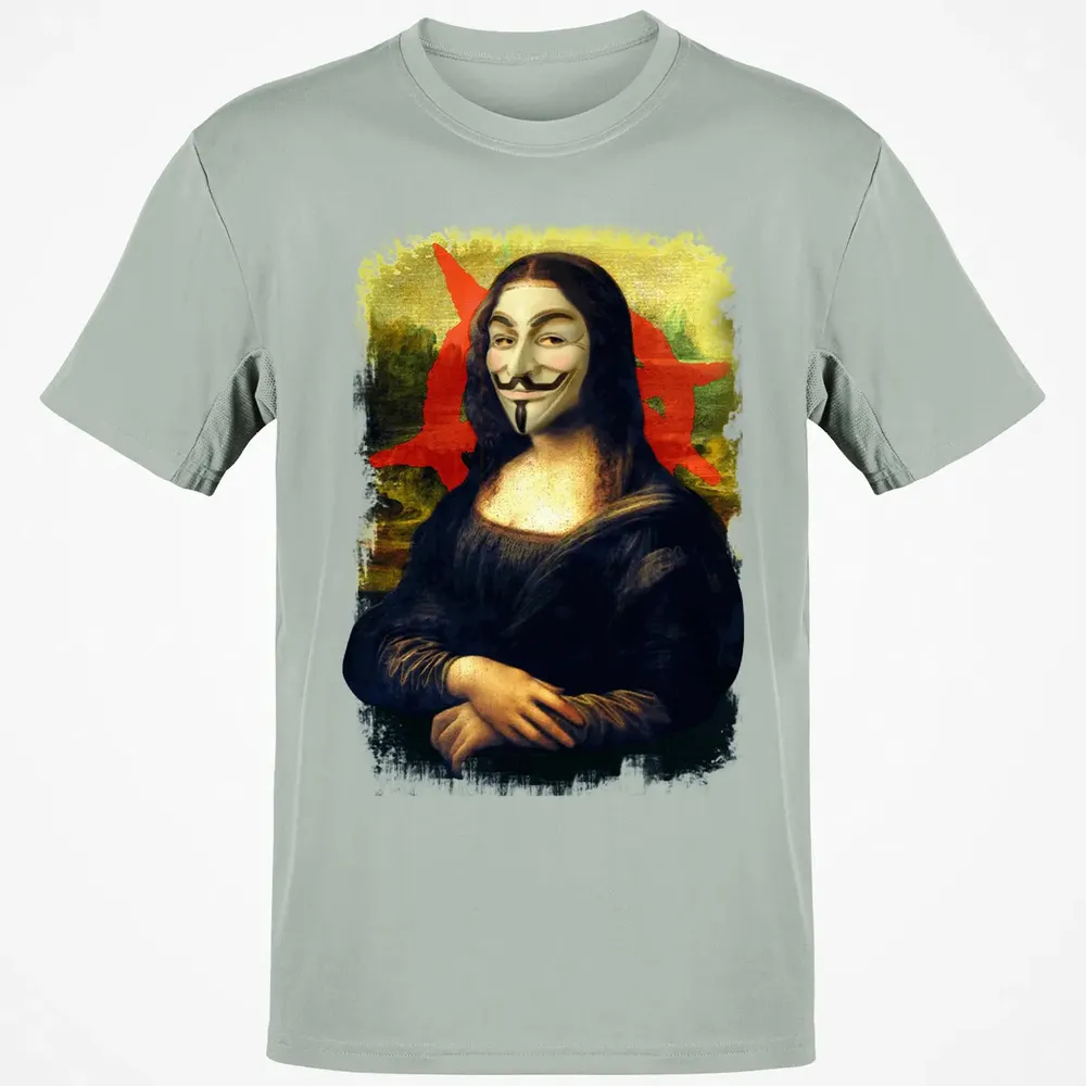 Guy Fawkes Lisa Classic Unisex T-Shirt - 3