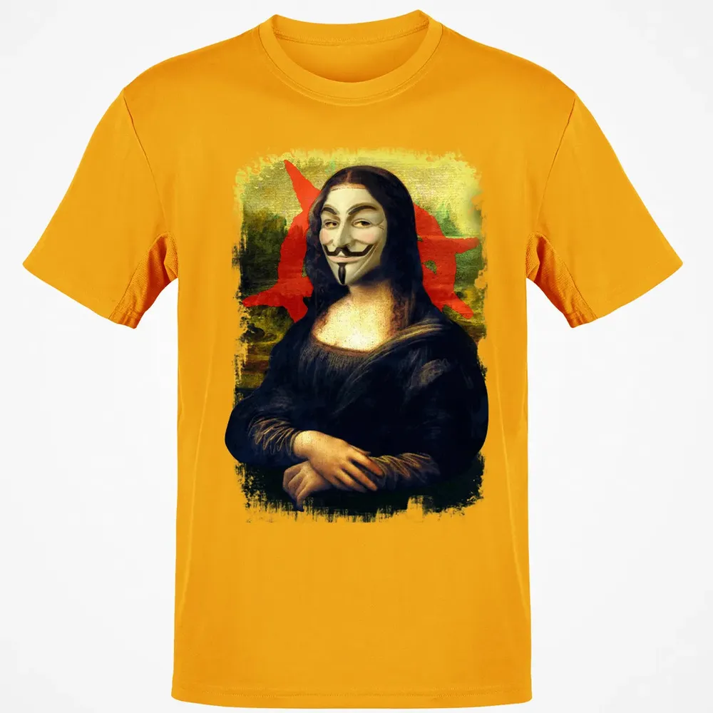 Guy Fawkes Lisa Classic Unisex T-Shirt - 5