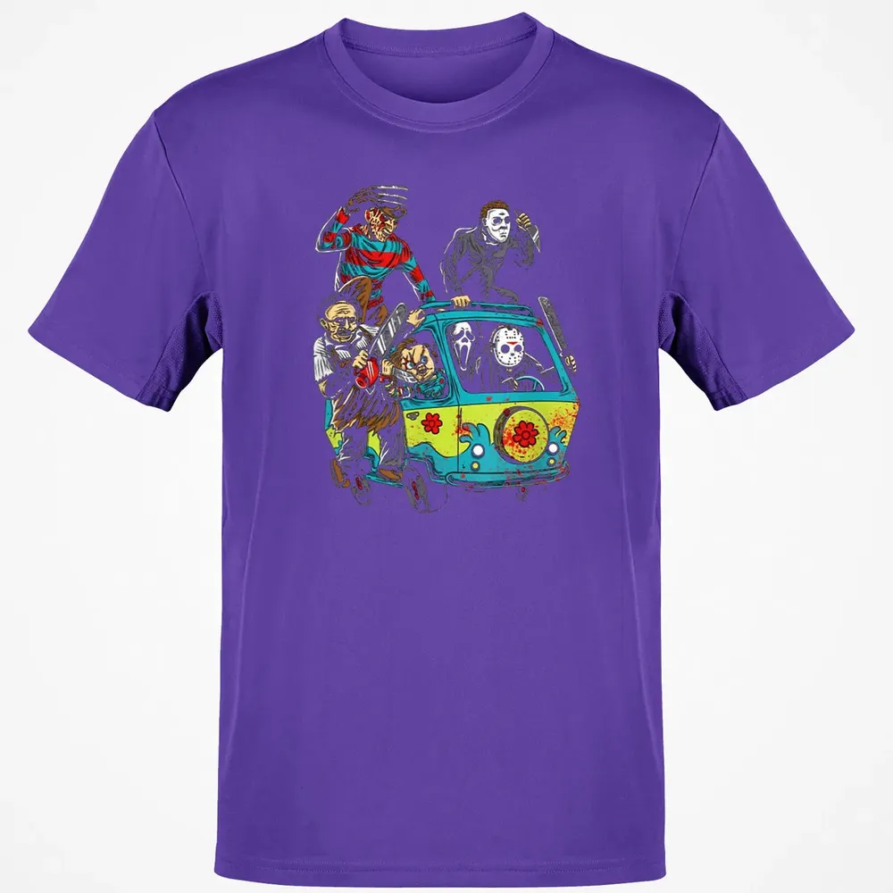 Funny Camper Full Of Psychos Halloween Horror Lovers Gift Classic Unisex T-Shirt - 10