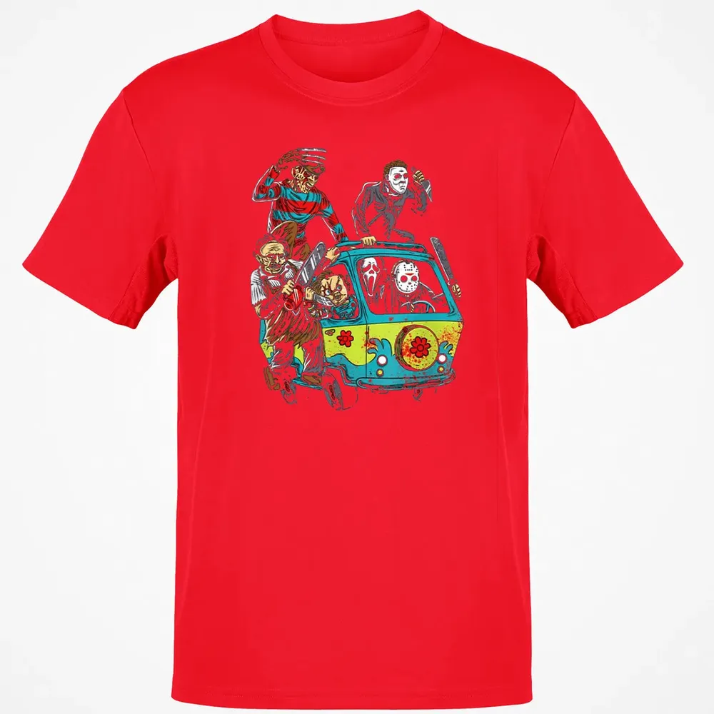 Funny Camper Full Of Psychos Halloween Horror Lovers Gift Classic Unisex T-Shirt - 11