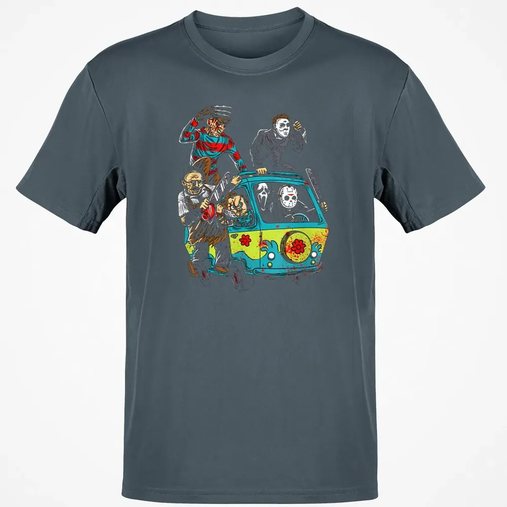 Funny Camper Full Of Psychos Halloween Horror Lovers Gift Classic Unisex T-Shirt - 4