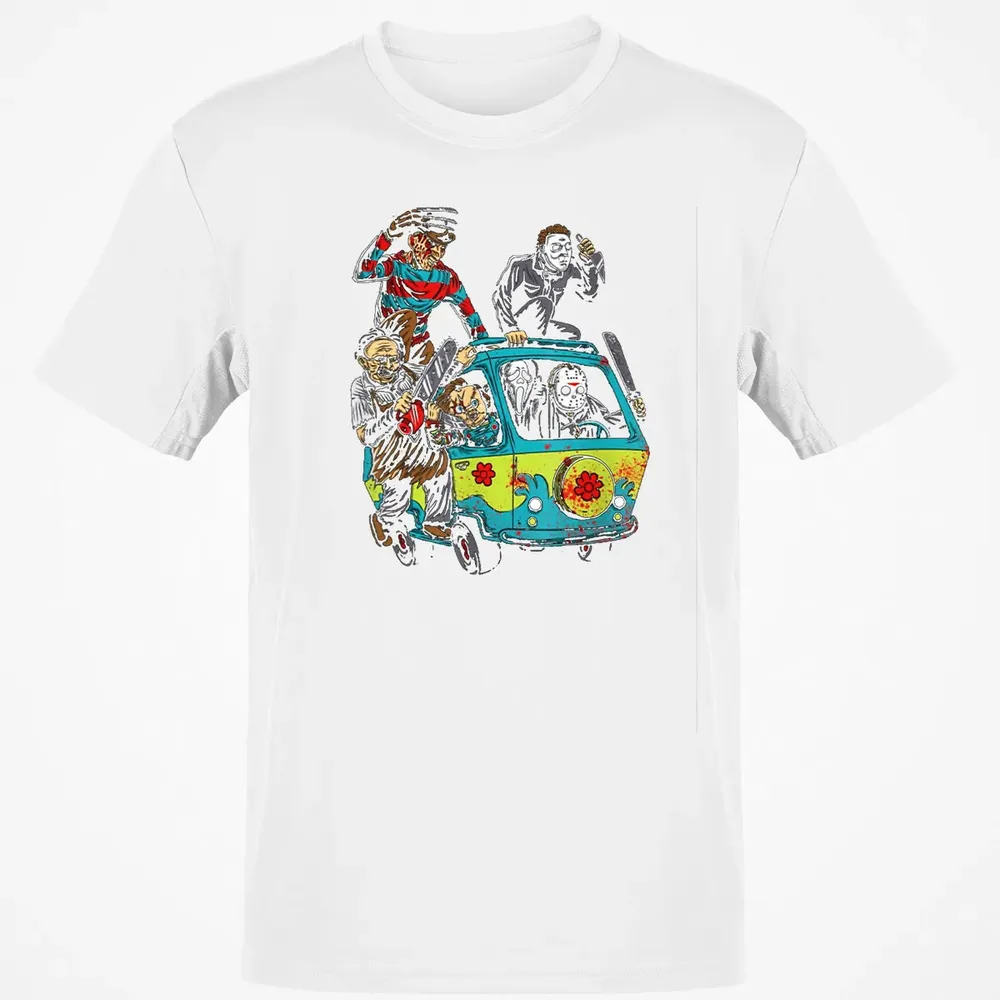 Funny Camper Full Of Psychos Halloween Horror Lovers Gift Classic Unisex T-Shirt - 13