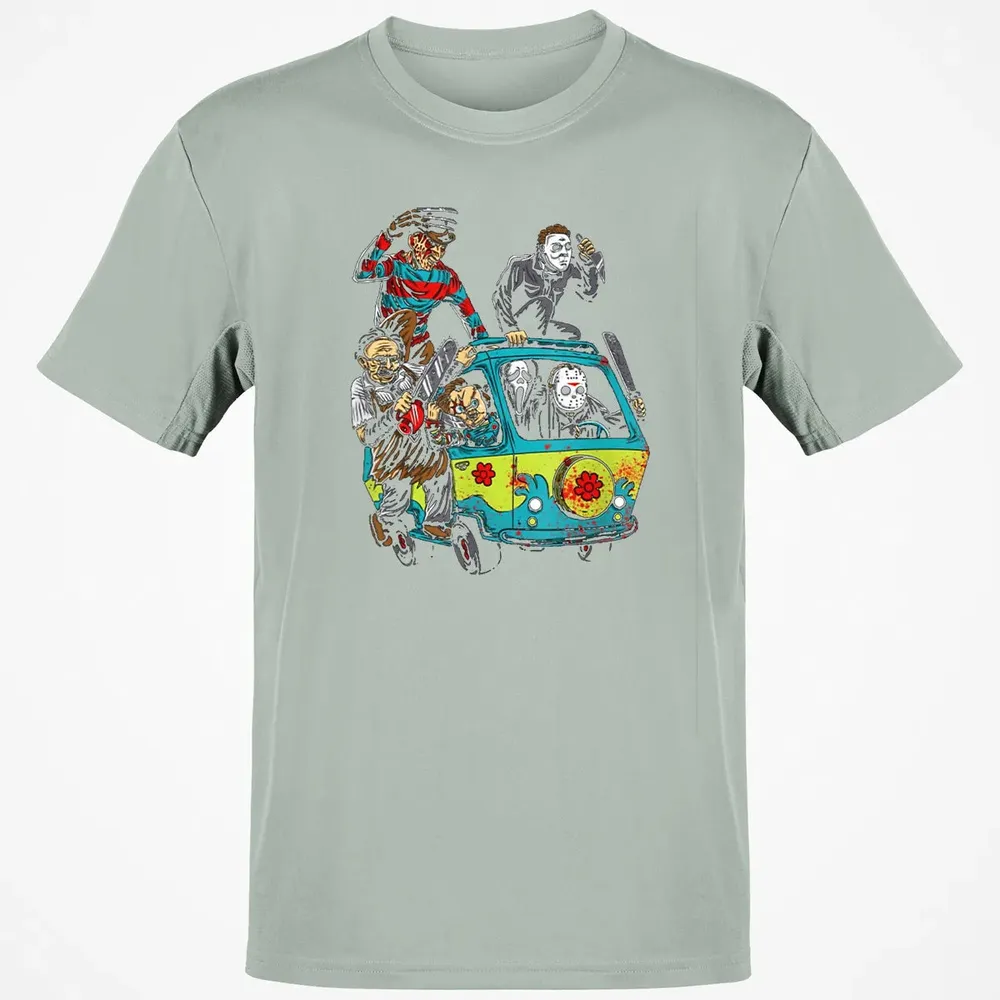 Funny Camper Full Of Psychos Halloween Horror Lovers Gift Classic Unisex T-Shirt - 3