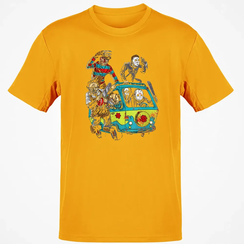 Funny Camper Full Of Psychos Halloween Horror Lovers Gift Classic Unisex T-Shirt - 5