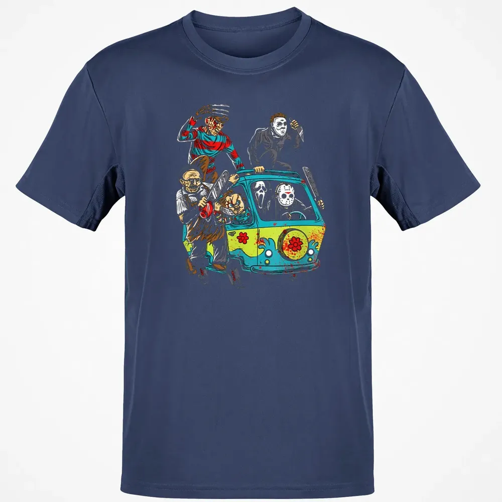 Funny Camper Full Of Psychos Halloween Horror Lovers Gift Classic Unisex T-Shirt - 8