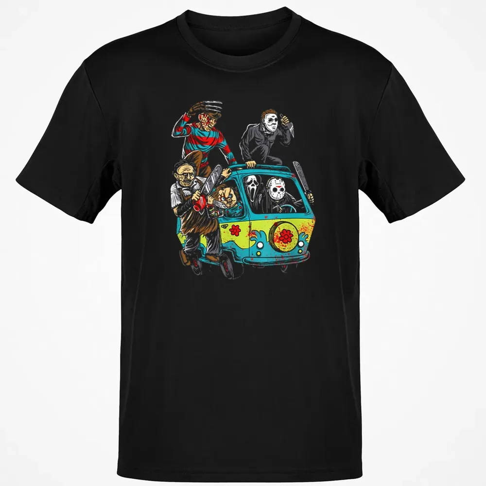 Funny Camper Full Of Psychos Halloween Horror Lovers Gift Classic Unisex T-Shirt - 2