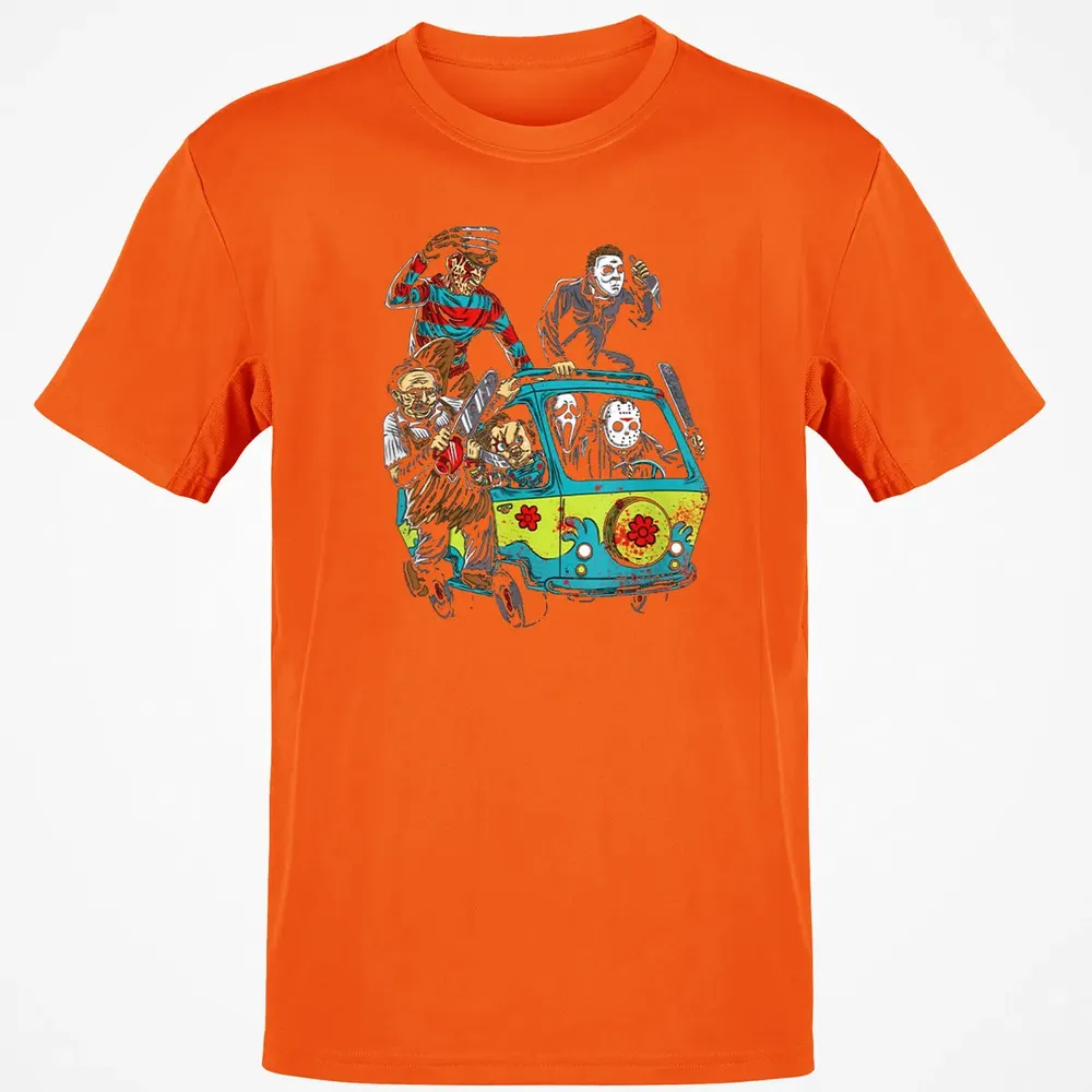 Funny Camper Full Of Psychos Halloween Horror Lovers Gift Classic Unisex T-Shirt - 9