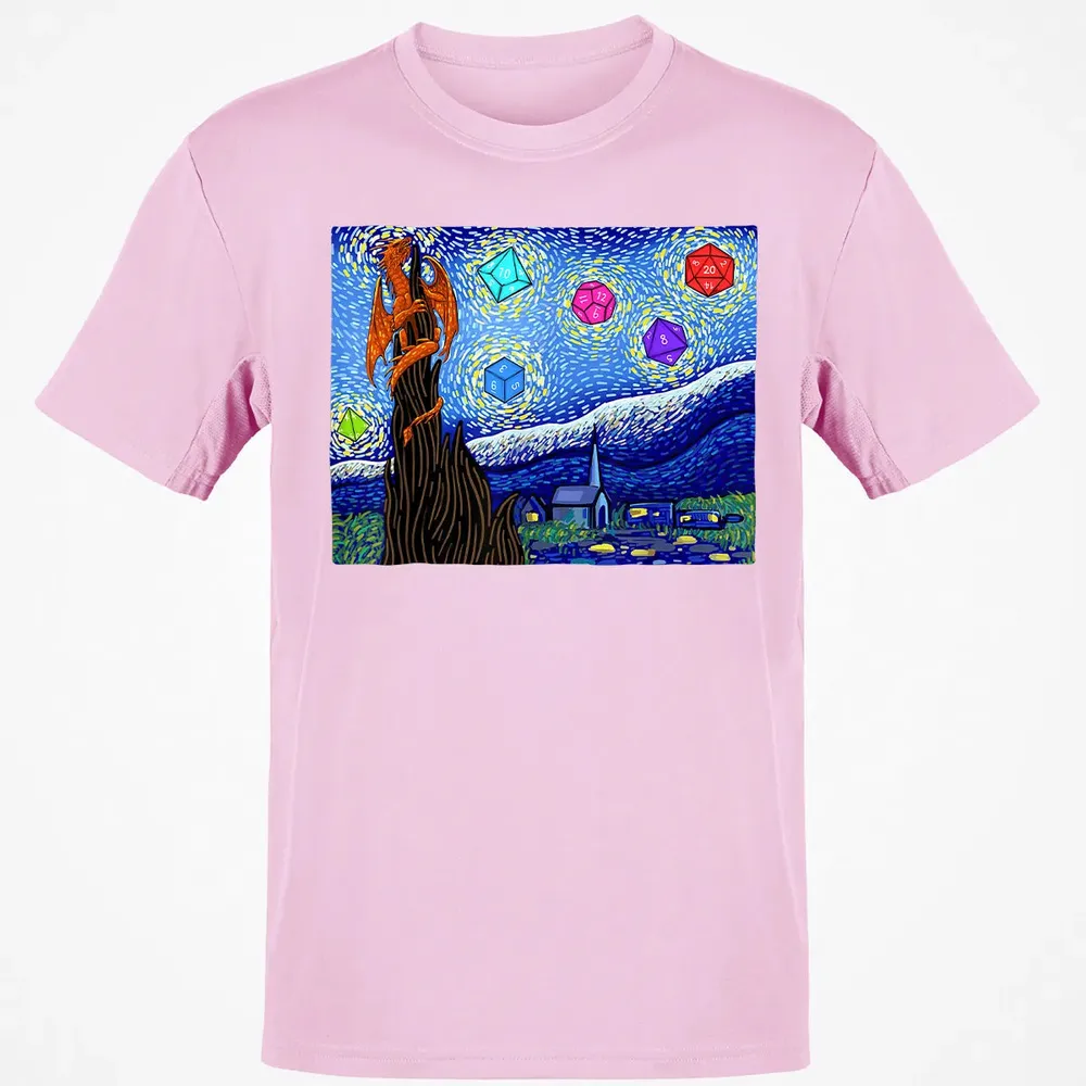 Dices and Starry Night Classic Unisex T-Shirt - 6