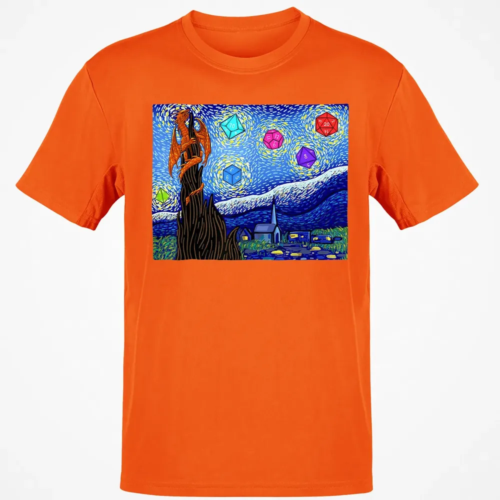 Dices and Starry Night Classic Unisex T-Shirt - 9