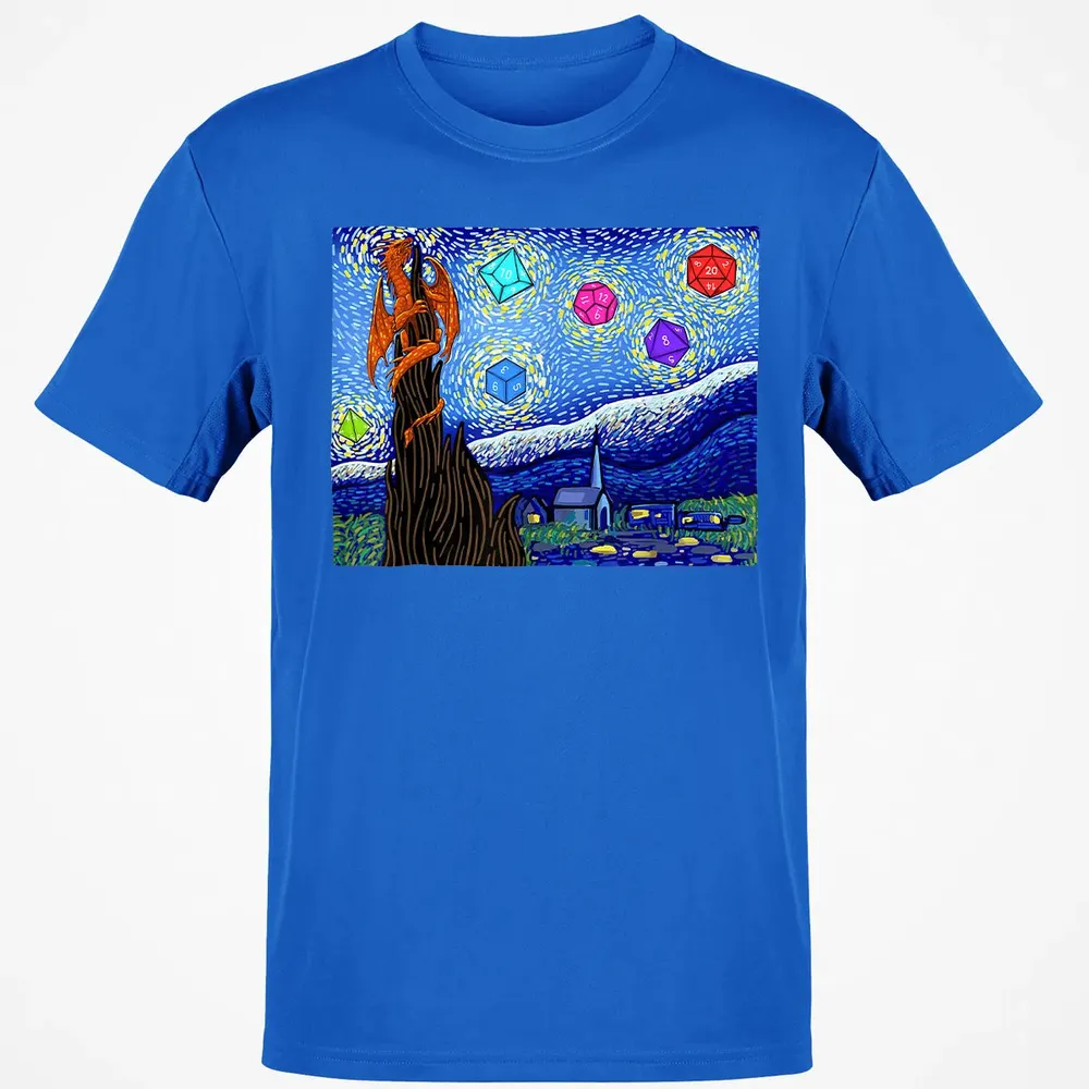 Dices and Starry Night Classic Unisex T-Shirt - 12