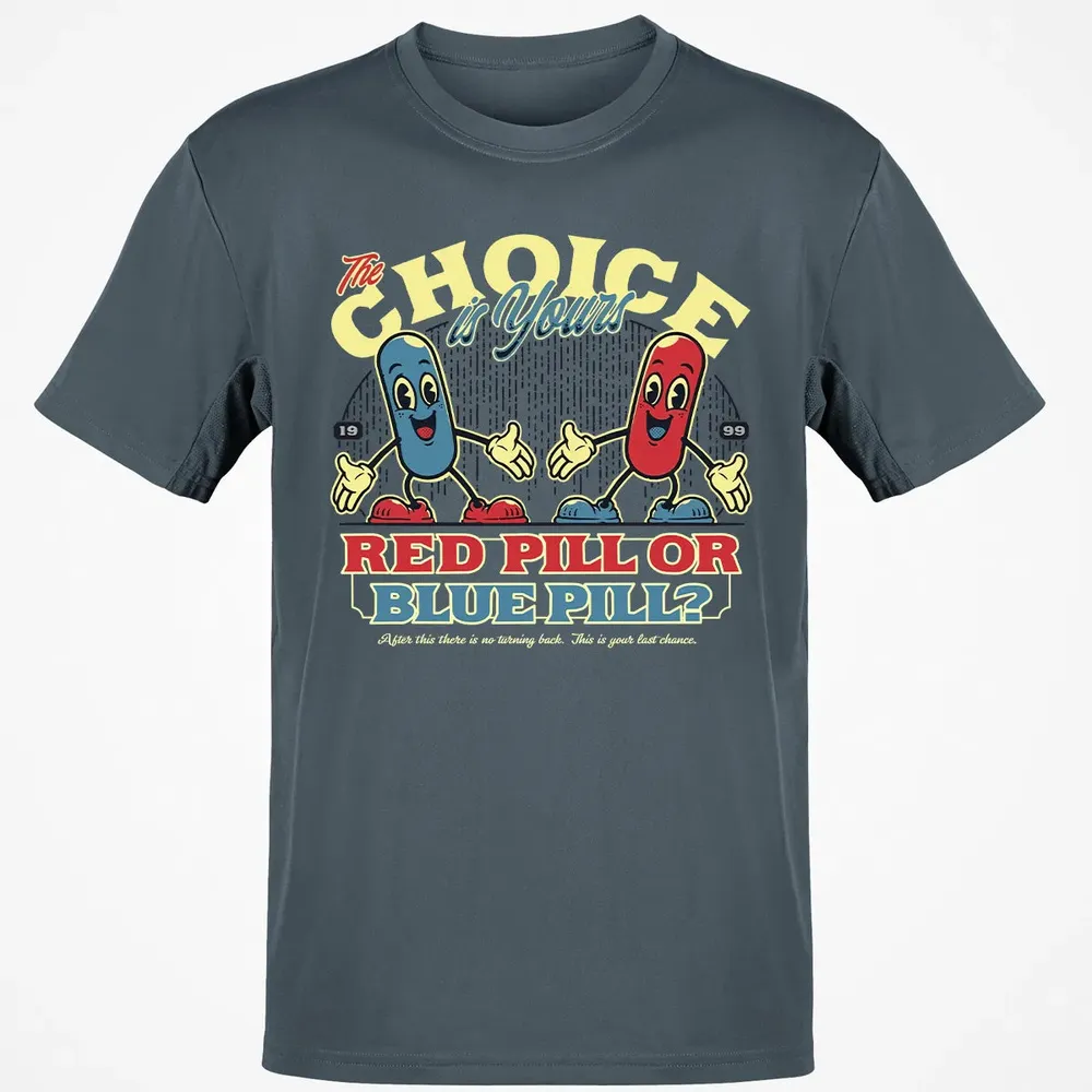 Red Pill Blue Pill Classic Unisex T-Shirt - 4
