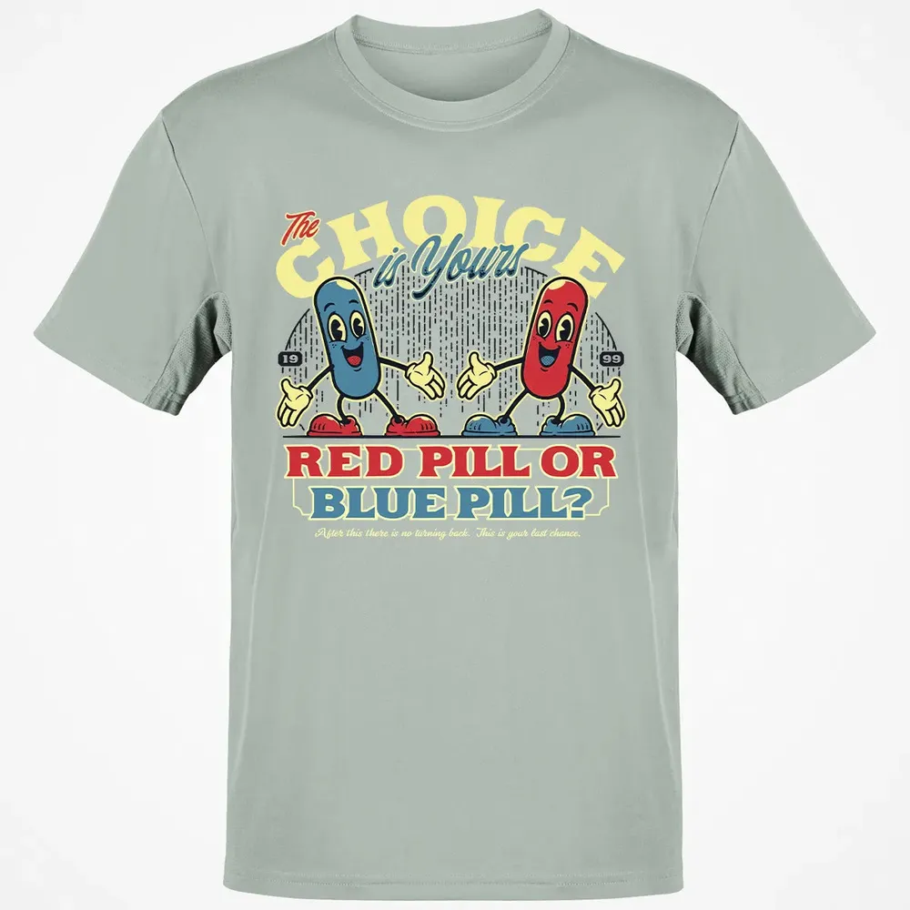 Red Pill Blue Pill Classic Unisex T-Shirt - 3