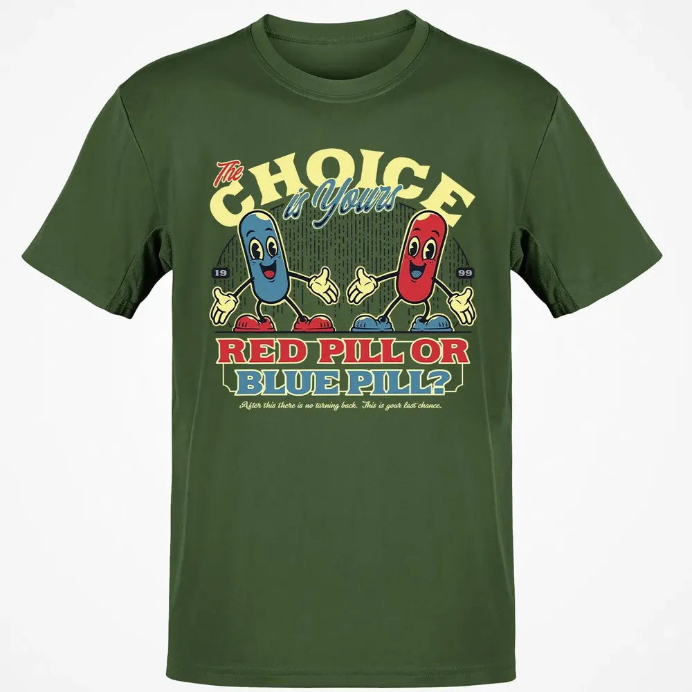 Red Pill Blue Pill Classic Unisex T-Shirt - 7