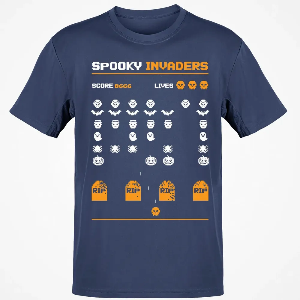 Spooky Invaders Classic Unisex T-Shirt - 8