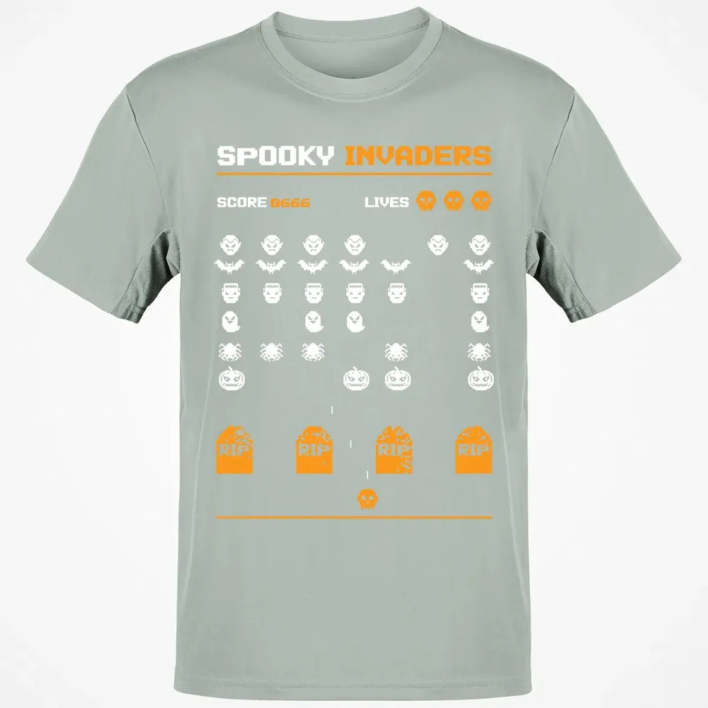 Spooky Invaders Classic Unisex T-Shirt - 3