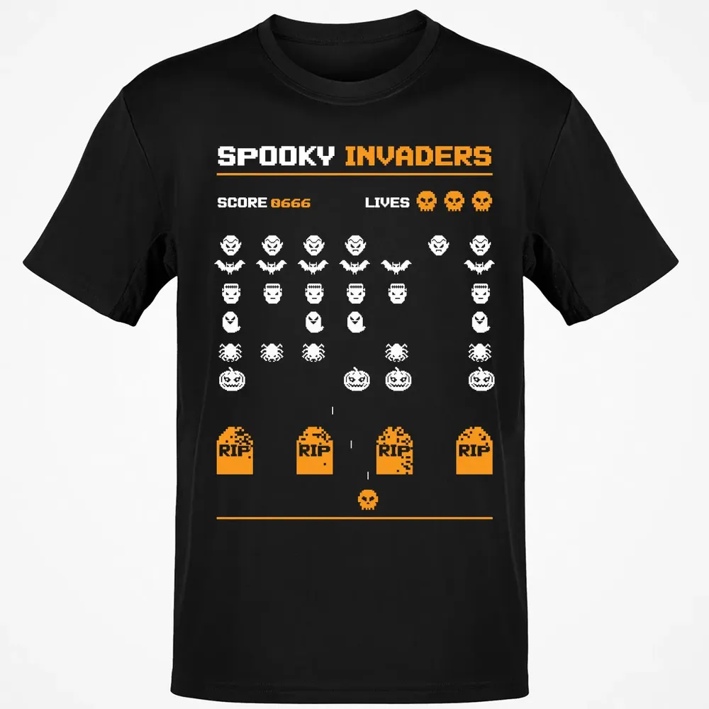 Spooky Invaders Classic Unisex T-Shirt - 2
