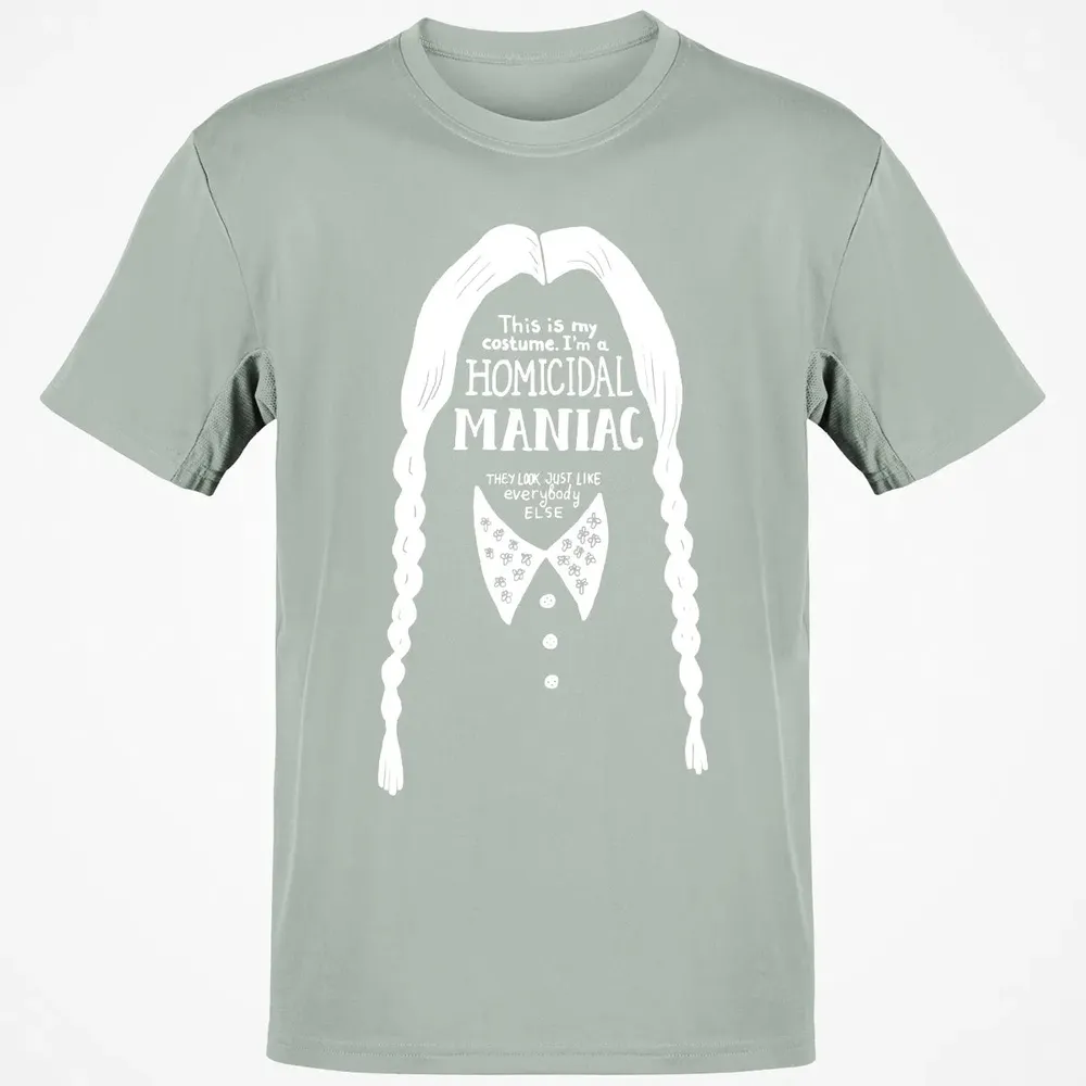 This Is My Costume I'm a Homicidal Maniac Classic Unisex T-Shirt - 3