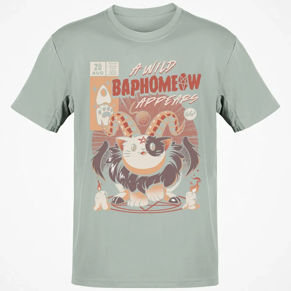 A Wild Baphomeow Appears Classic Unisex T-Shirt - 3