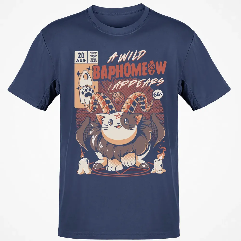 A Wild Baphomeow Appears Classic Unisex T-Shirt - 8