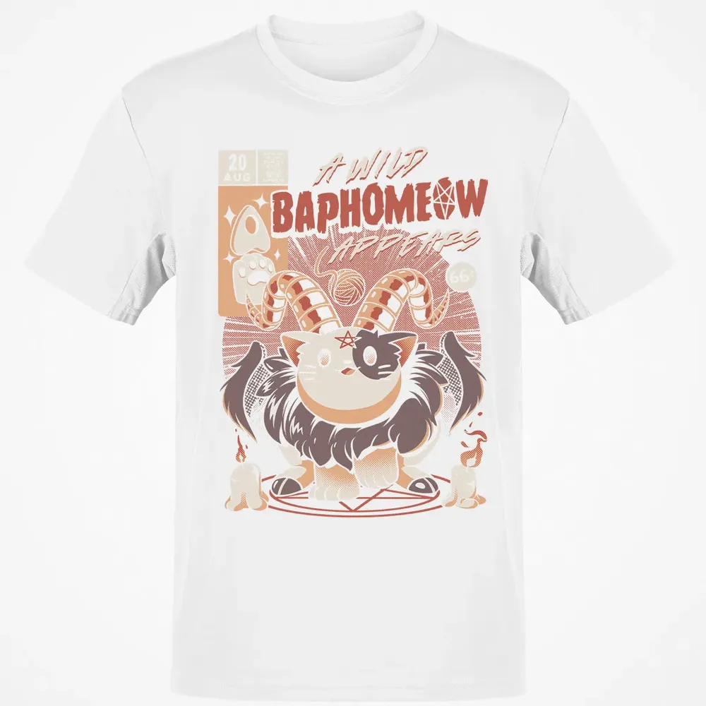 A Wild Baphomeow Appears Classic Unisex T-Shirt - 13
