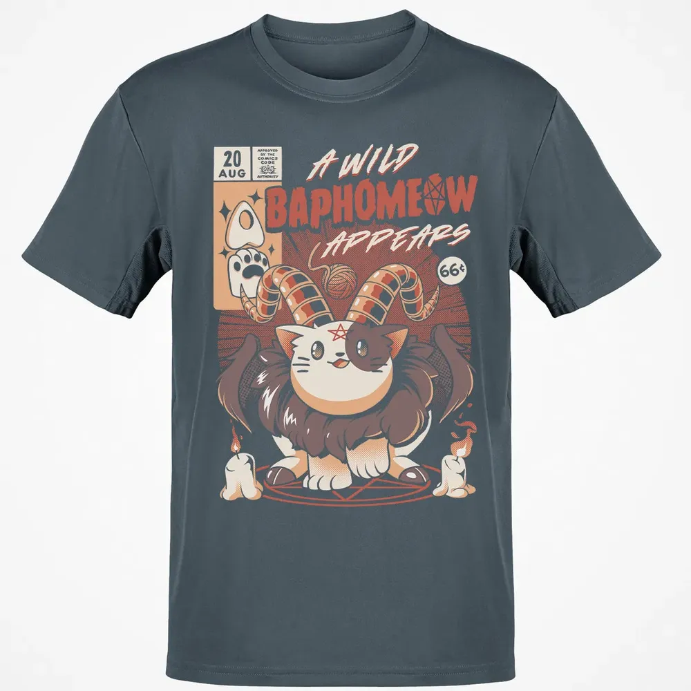 A Wild Baphomeow Appears Classic Unisex T-Shirt - 4