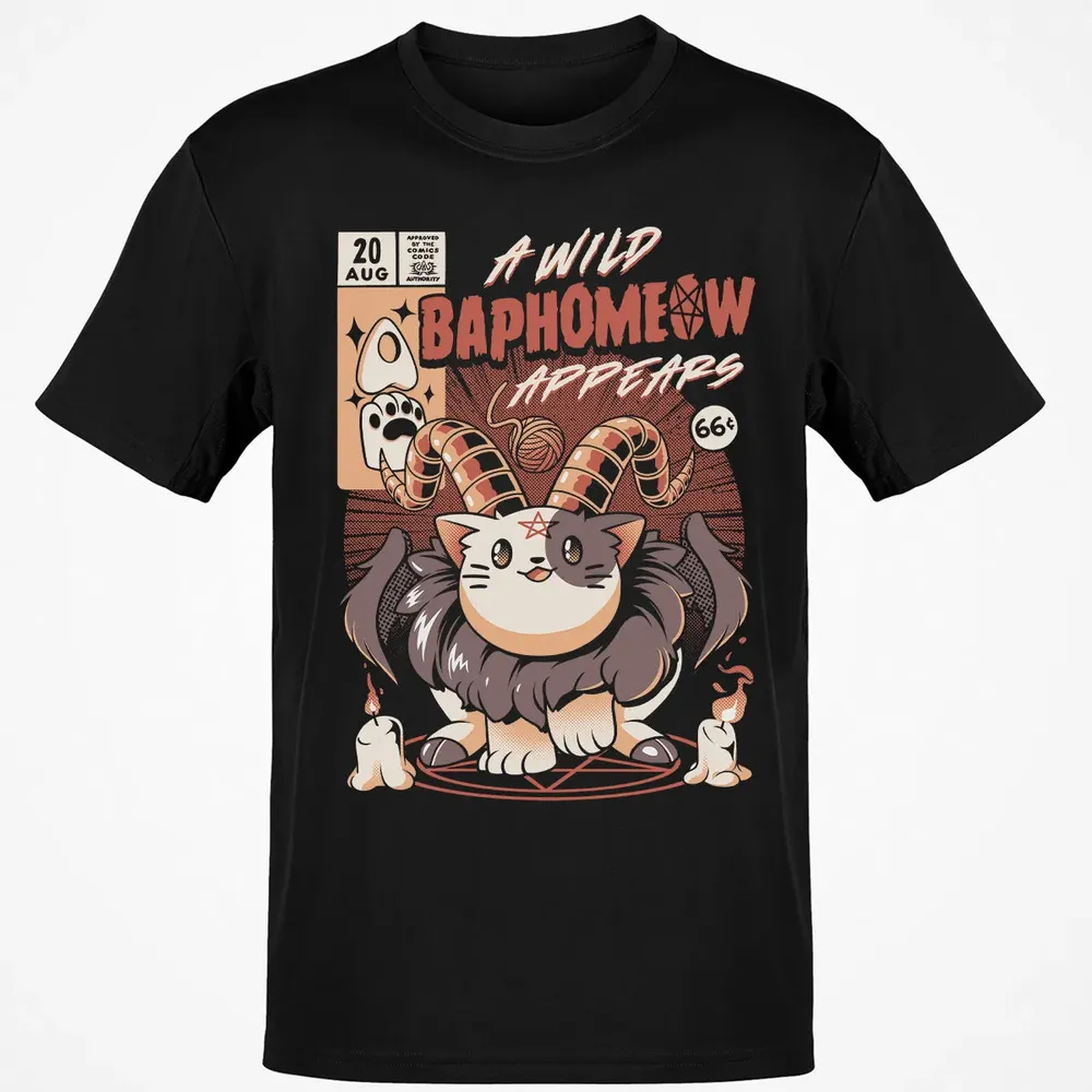 A Wild Baphomeow Appears Classic Unisex T-Shirt - 2