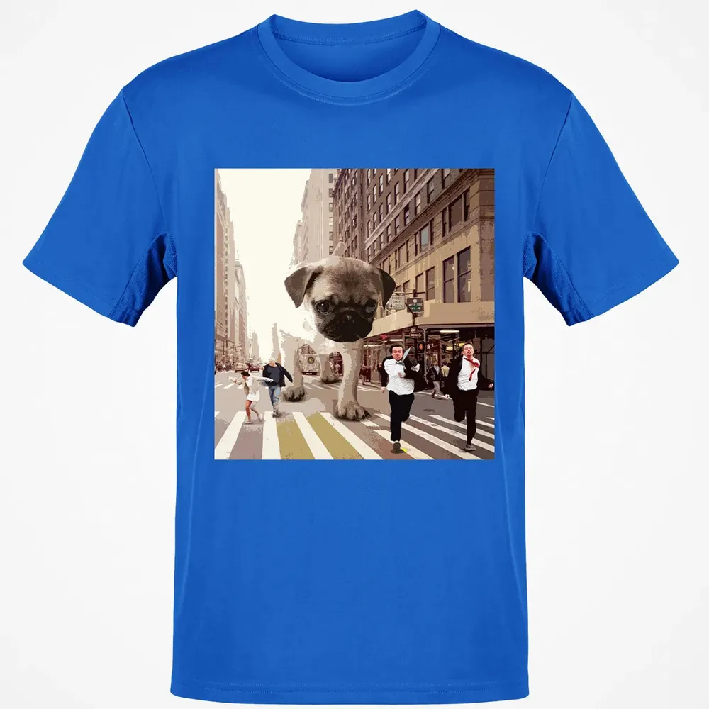 PUGZILLA   Funny Pug T for Dog lovers to Halloween Classic Unisex T-Shirt - 12